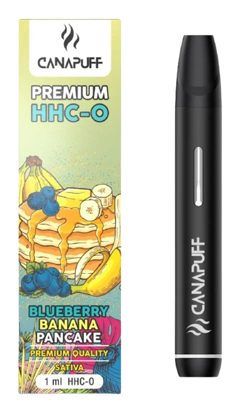 CanaPuff Blueberry Banana Pancake 96 % HHC-O - Engångspenna för vape, 1 ml