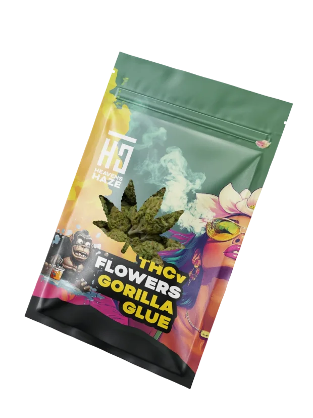 Heavens Haze THCV Kwiaty Gorilla Glue, 1 g