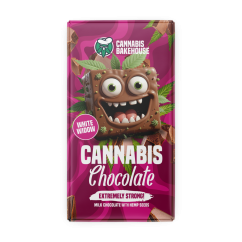 Cannabis Bakehouse Barretta di cioccolato al latte con semi di canapa, White Widow, 1 pz.