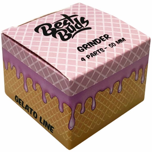 Best Buds Grinder Gelato Raspberry Cone, 4 części (50 mm)