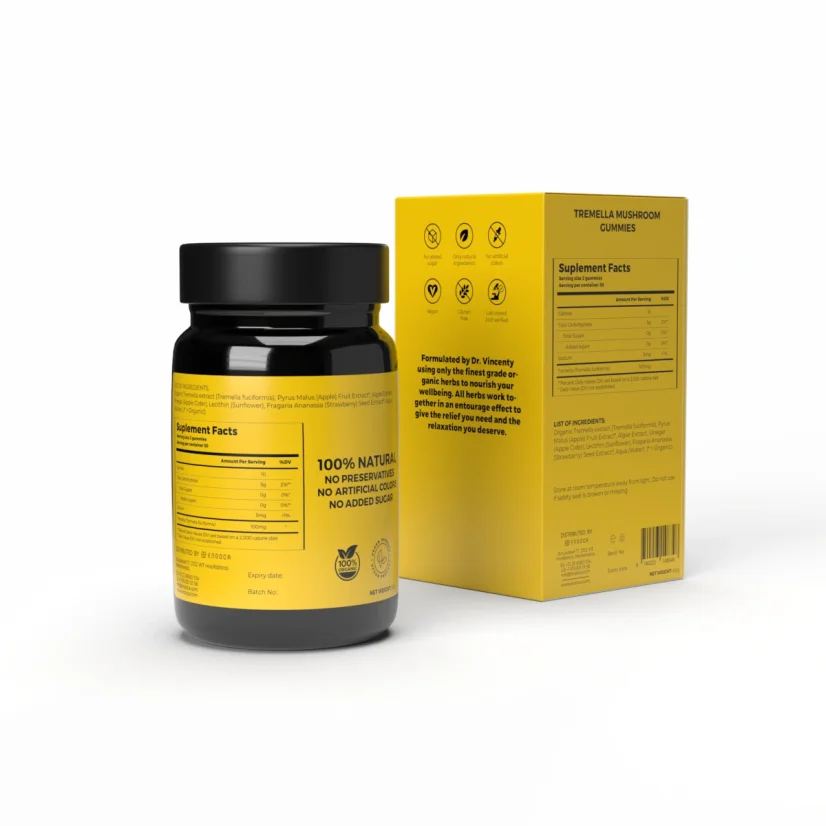 Endoca Tremella-Pilz-Gummis, 50 mg CBD, 30 Stück, 60 g