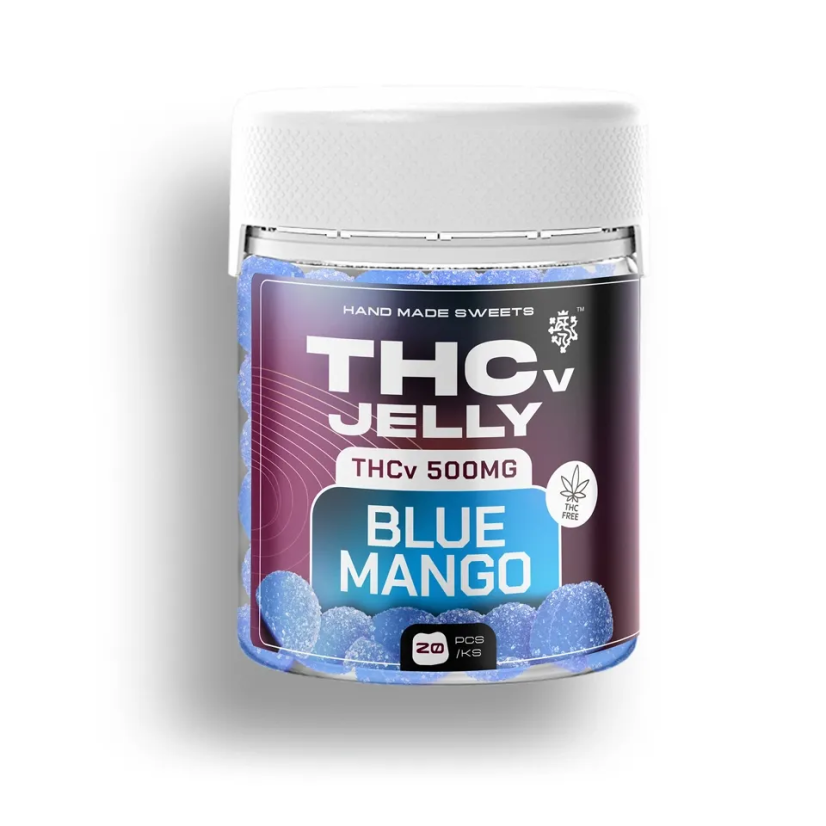 Czech CBD Żelki THCV Blue Mango, 25 mg THCV, 20 szt.