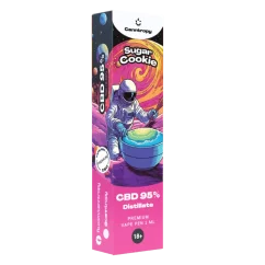 Canntropy CBD engångsvapepenna sockerkaka, CBD 95 %, 1 ml