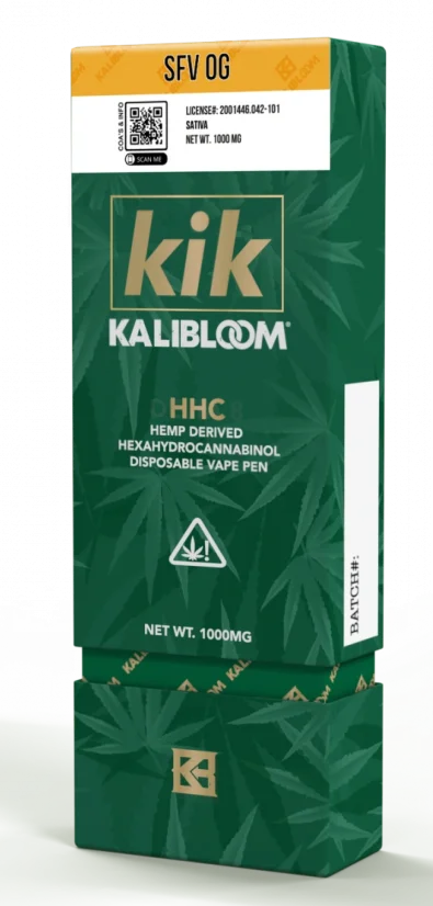 hhc disposable vape near me Kalibloom Pen SFV OG 96 %, 1000 mg HHC, 1 ml Select Flavor:Black Currant ice compatible-with-1148635 Breeze Pro Cherry Lemon