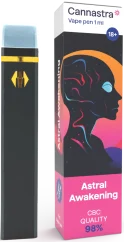 "Cannastra CBC" vienkartinis Vape Pen Astral Awakening, CBC 98 % kokybės, 1 ml