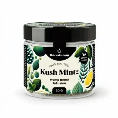 Canntropy Mezcla de cáñamo con flores molidas – Kush Mintz (20 g)