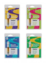 Canntropy THCV Patronen, Alles in einem Set - 4 Geschmacksrichtungen x 1 ml