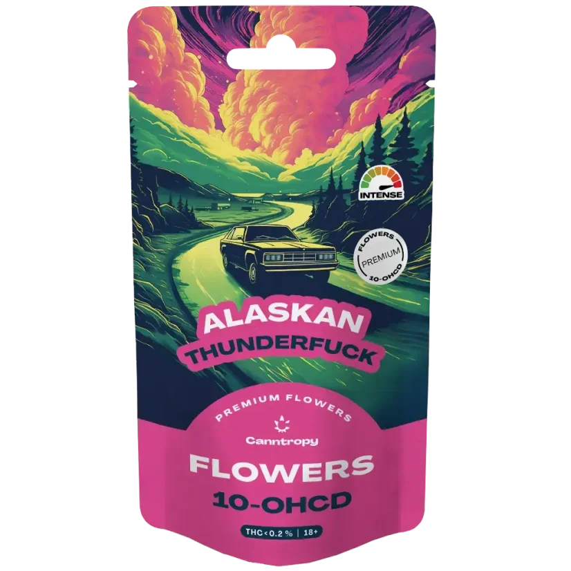 Canntropy 10-OHCD Flower Alaskan Thunderfuck, 50 % 10-OHCD, 1 – 5 g