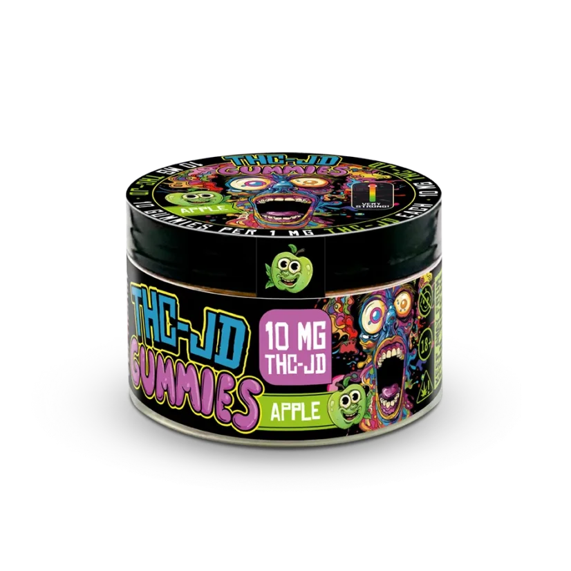 Euphoria THCJD Gummies Apple, 10 sztuk x 1 mg, 10 mg