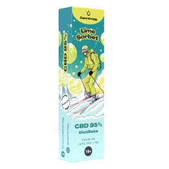 Canntropy CBD engångsvapepenna Lime Sorbet, CBD 95 %, 1 ml