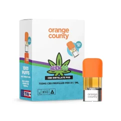 Orange County CBD Prefilled Pod Alien OG, 1 ml