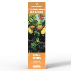 Canntropy Stylo vape CBG Tropicana Cookies, 95 % CBG, 1 ml