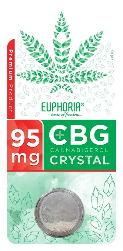 Euphoria Czysty kryształ CBG 95 mg, 0,1 g