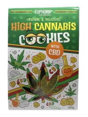 Euphoria Muroja cookies CBD:llä ja hampulla, 100 g