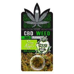Euphoria CBD Květy Platinum Indoor Sour Apple, 0,7-1 g