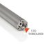 Batéria pre CBD cartridge, 380 mAh, 510 závit, USB nabíjačka, Čierna