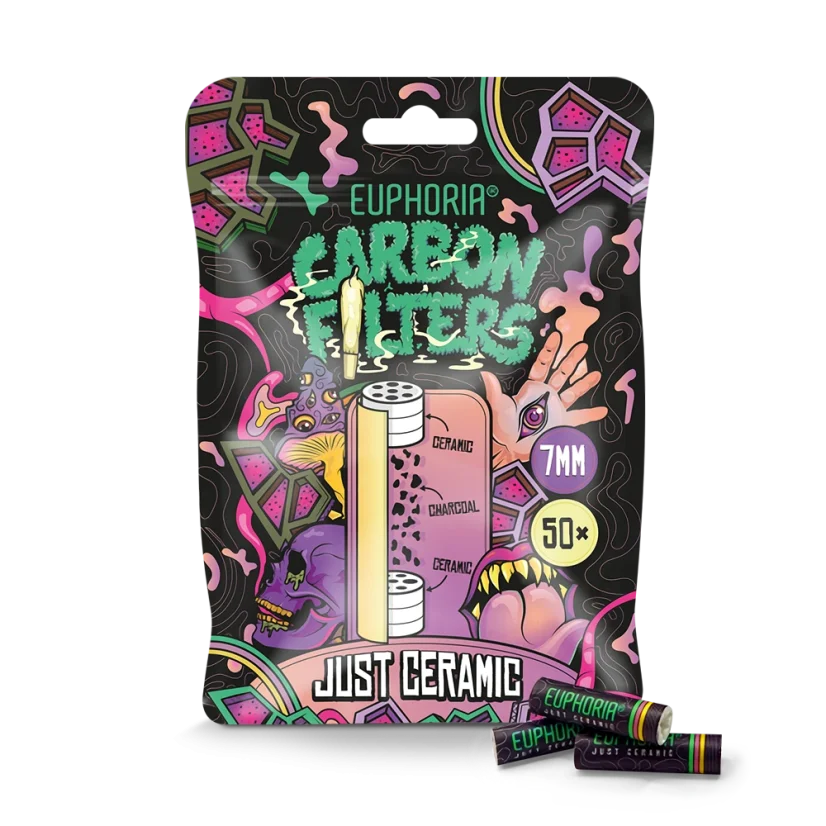 "Euphoria Just" keraminiai anglies filtrai - 50 vnt.