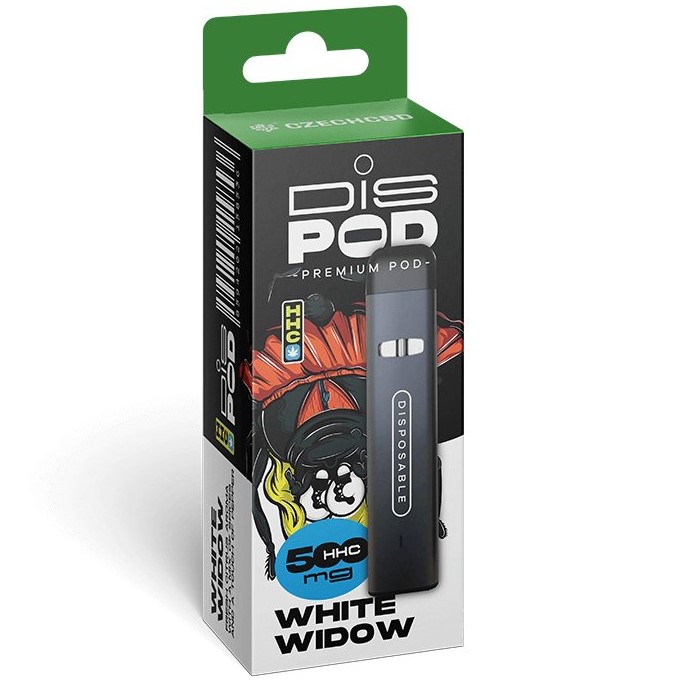 white widow disposable vape Czech CBD HHC Vape Pen disPOD White Widow 500 mg, 0,5 ml