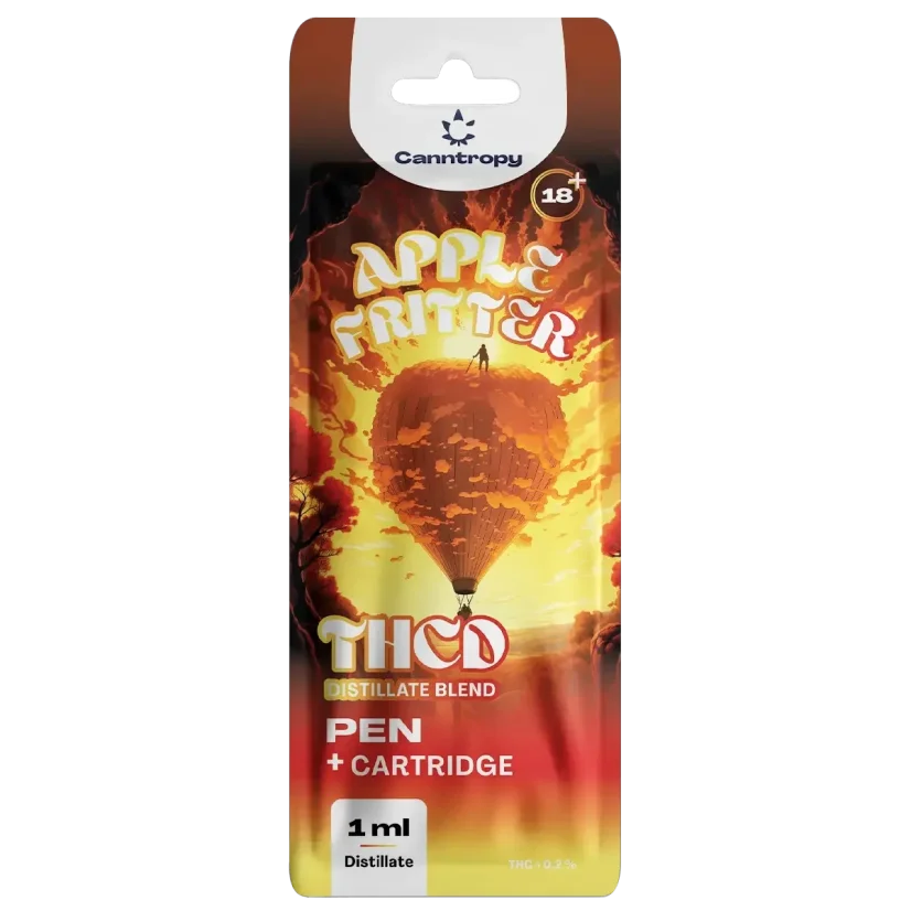 Canntropy THCD Pen + Cartuccia Apple Fritter, THCD 10 %, 1 ml