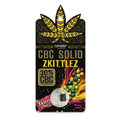 Euphoria CBC Hash sólido Zkittlez, CBC 30%, 1 g