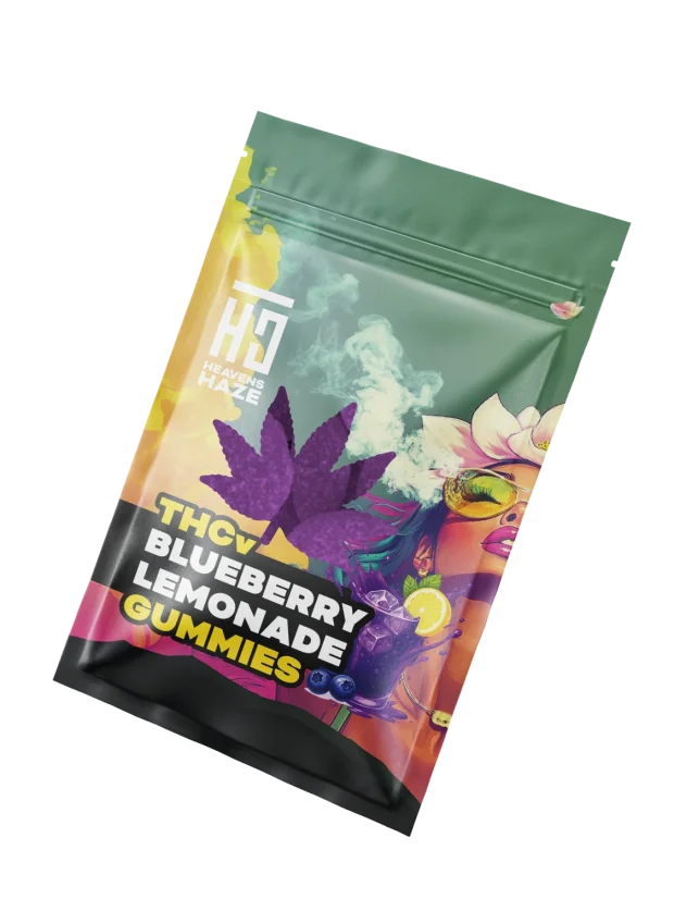 Heavens Haze THCV Gummies Blueberry Lemonade 3 pcs - 15 mg THCV + 5 mg CBN, 13,5 g