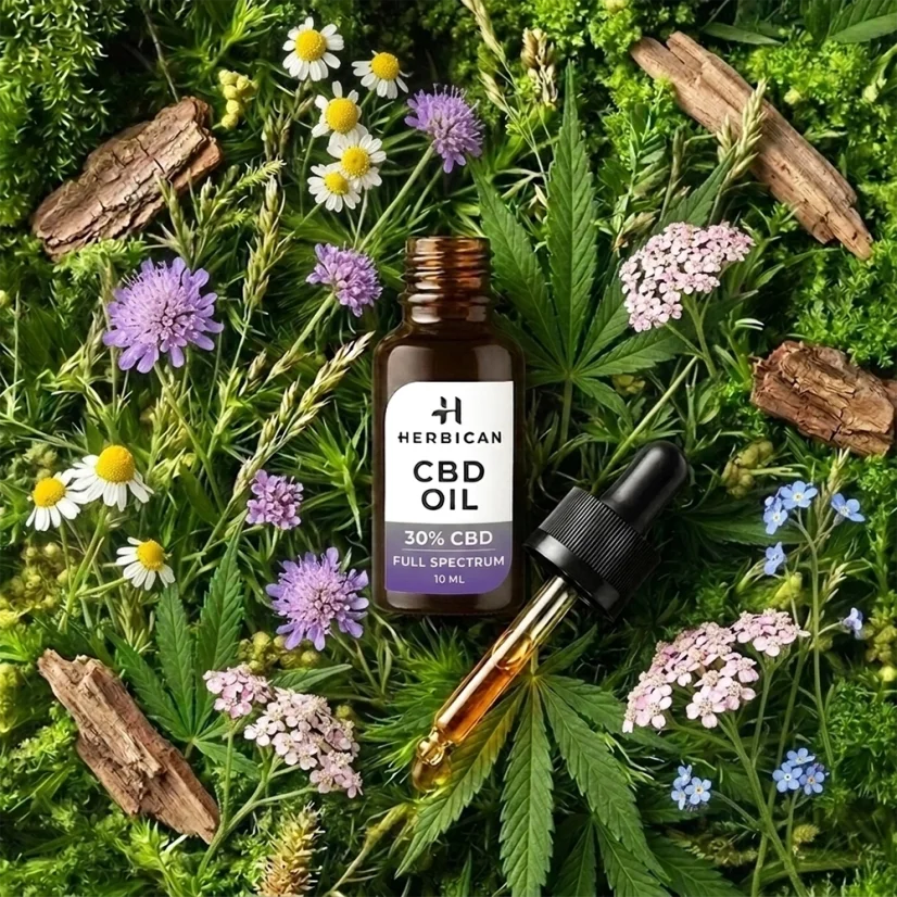 Herbican Vollspektrum CBD-Öl, 30 %, 10 ml