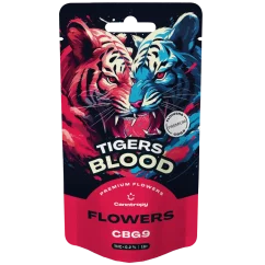 Canntropy CBG9 Flowers Tigers Blood, CBG9 85 % kvalitet, 1 - 100 g