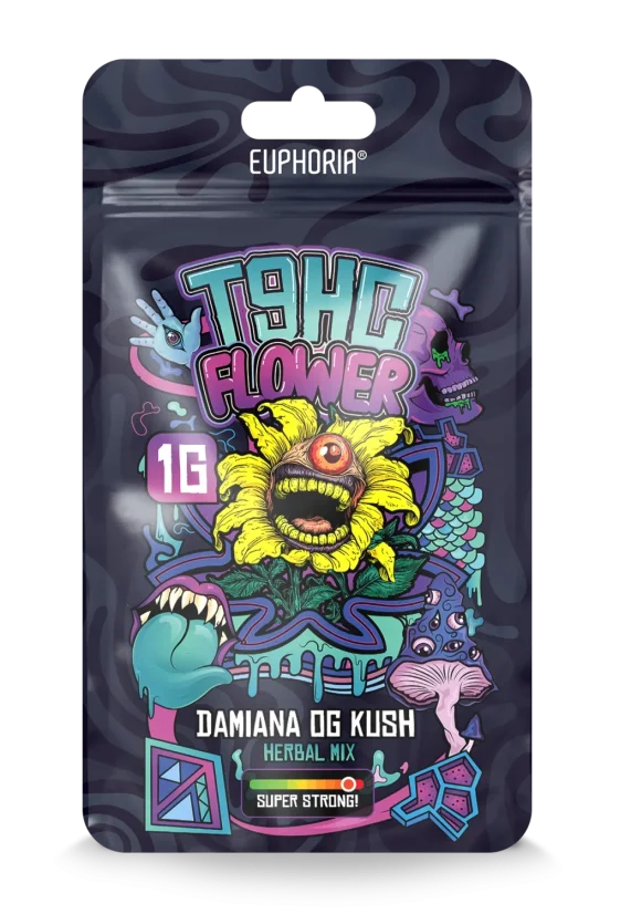 Euphoria T9HC Örtblandning Damiana OG Kush, 1 g