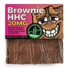 Τσεχική CBD HHC Brownie χωρίς γλουτένη, 20 mg