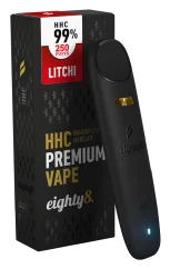 Eighty8 HHC Vape Litchi, 99 % HHC, 0,5 ml