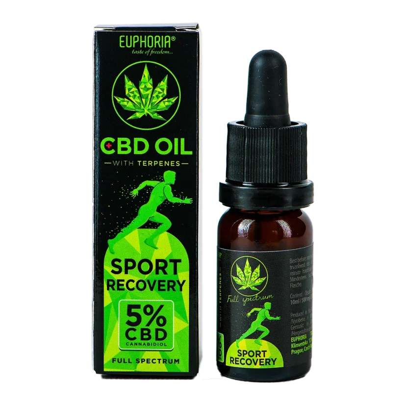 Euphoria CBD Öl 5% mit Terpenen 10 ml, 500 mg - Sport Erholung