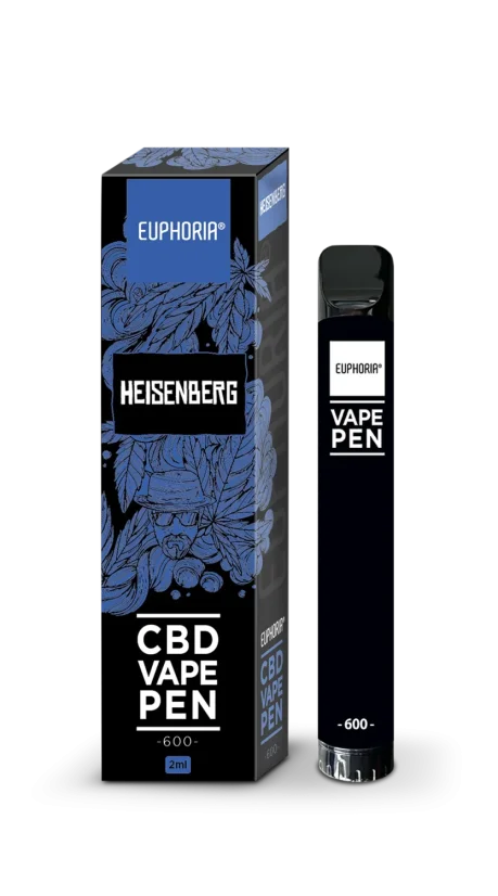Euphoria CBD Vape Pen za enkratno uporabo Heisenberg, 2 ml