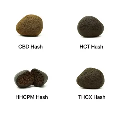 Maroko räsi proovikomplekt - CBD räsi, HCT räsi, HHCPM räsi, THCX räsi, 4 x 1 g