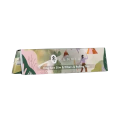 Hemnia King Size Wide Ultra Tanki Papirčki za zvijanje s filtri, 32 kosov + Pladenj za zvijanje