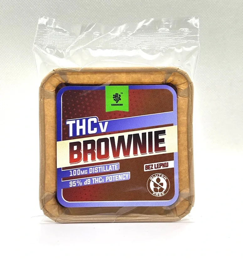 Czech CBD THCV Brownie - klibbfri, 100 mg THCV
