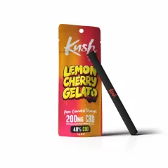 Kush Vape CBD Στυλό Ατμίσματος Lemon Cherry Gelato, 200 mg CBD, 0,5 ml