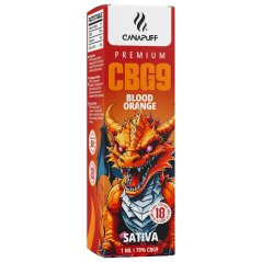 CanaPuff Disposable Vape Pen Blood Orange, 79 % CBG9, 1 ml