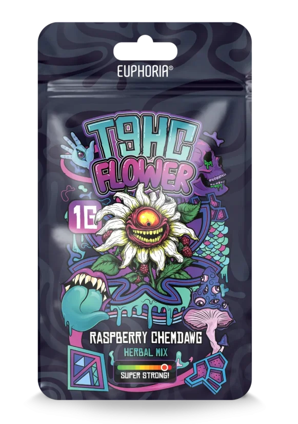 Euphoria T9HC Örtblandning Hallon Chemdawg, 1 g