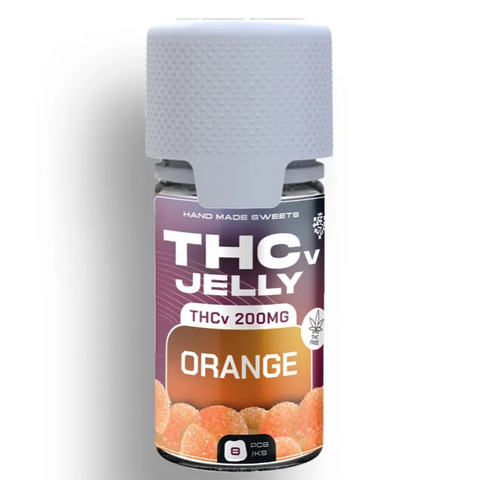 Czech CBD Żelki THCV Pomarańczowe, 25 mg THCV, 8 szt.