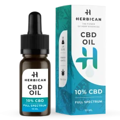 Herbican Olej CBD pełnego spektrum, 10%, 10 ml