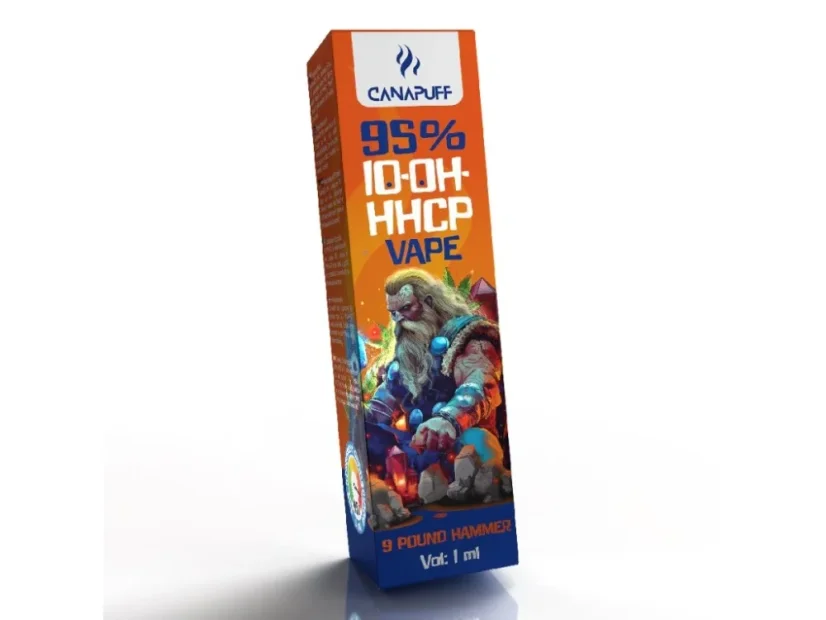 CanaPuff 10-OH-HHCP Einweg-Vape-Pen 9 Pound Hammer, 10-OH-HHCP 95 %, 1 ml