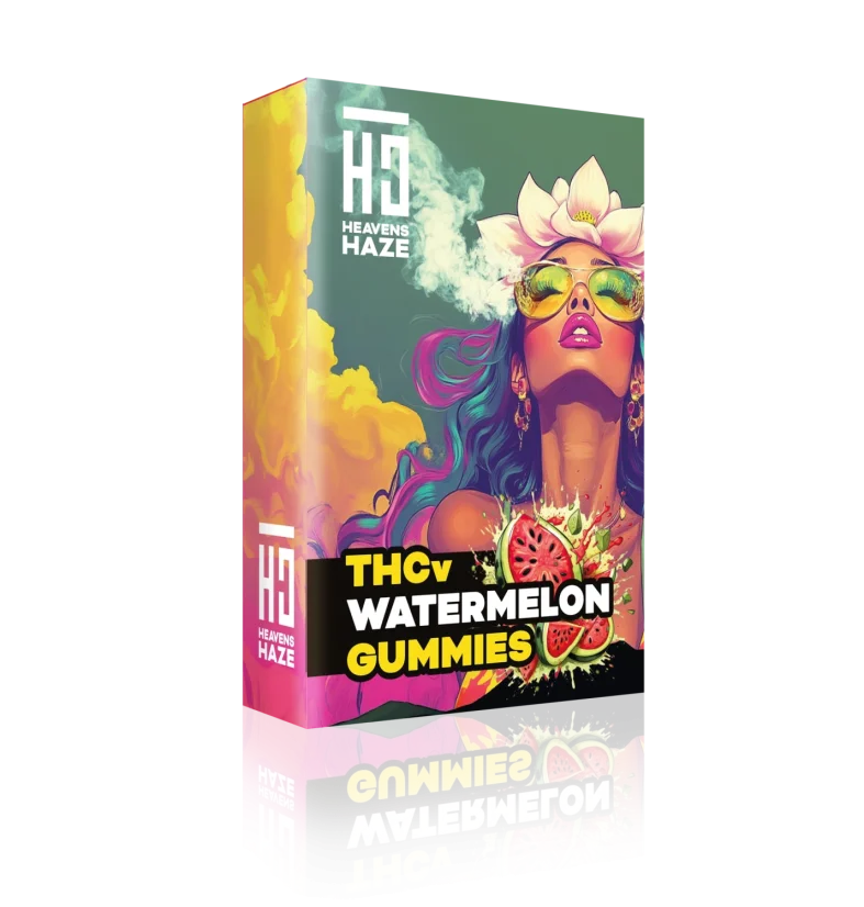 Heavens Haze THCV kummikommid Arbuus 5 tk - 15 mg THCV + 5 mg CBN, 22,5 g