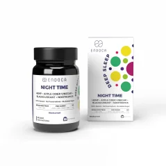 Endoca CBD Gummies Night Time, 40 mg CBD, 15 mg CBN, Blackcurrant flavour, 30 pcs, 60 g