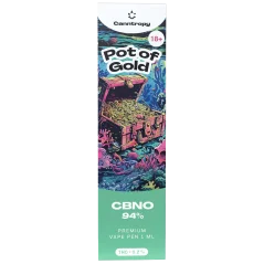 Canntropy CBNO Jednorázovka Pot of Gold, CBNO 94% kvalita, 1 ml