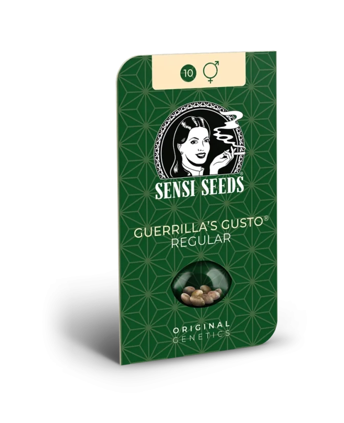 Sensi Seeds Cannabis Seeds Guerrilla's Gusto® Regular, 10 Stk.