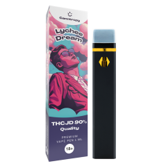 Canntropy THCJD Vape Pen Lychee Dream, THCJD 90% kvalitet, 1 ml