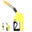 Smyle Labs «Gas Pump» Torcia sagomata ricaricabile e con fiamma regolabile
