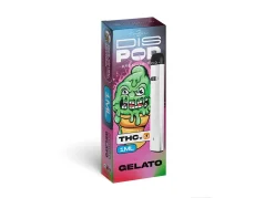 Czech CBD THCV Vape Pen disPOD Gelato, 25 % THCV, 67 % CBG, 1 ml