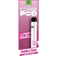 Czech CBD 10-OH-HHC Vape Pen disPOD Gum Bubble Gum, 90 % 10-OH-HHC, 1 ml