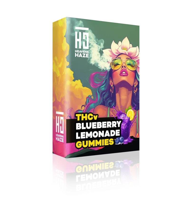 Heavens Haze THCV kummikommid Mustika-limonaad 5 tk - 15 mg THCV + 5 mg CBN, 13,5 g